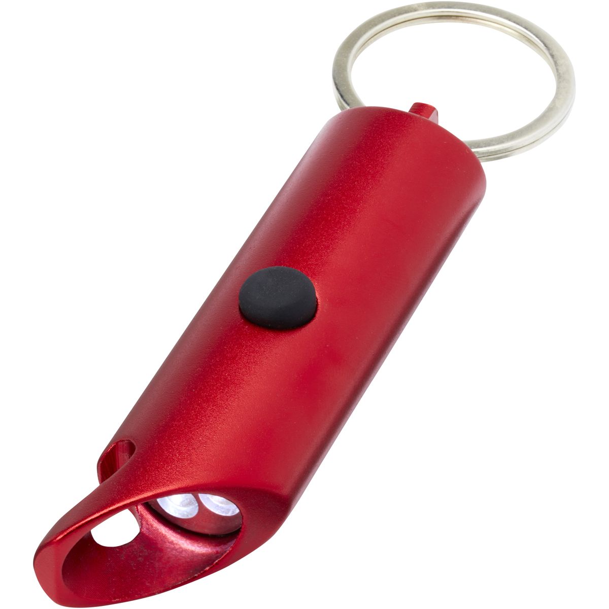 Aluminium sleutelhangers met ledlampje en flesopener