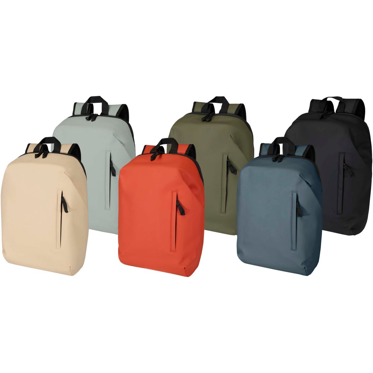 Antidiefstalrugzakken van gerecycled kunstleer, 15 inch, 18 liter