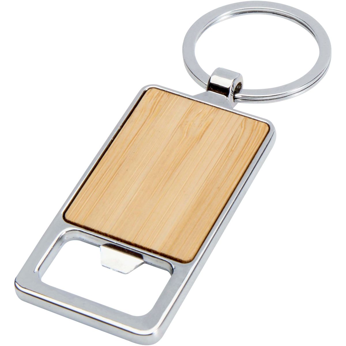 Bamboe sleutelhangers met flesopener