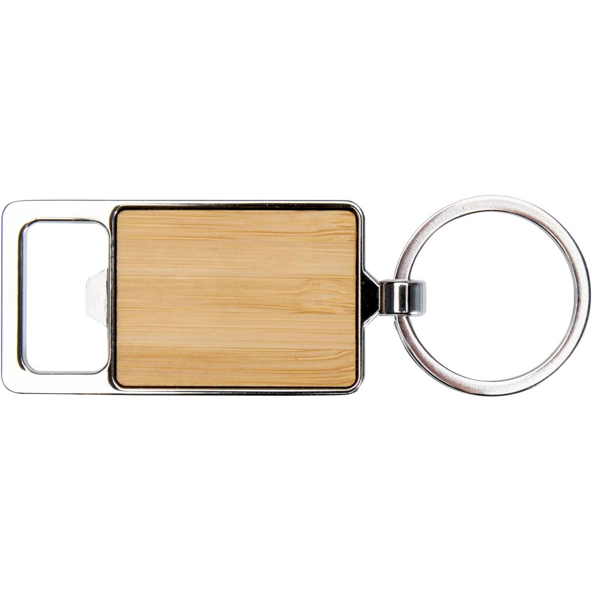 Bamboe sleutelhangers met flesopener