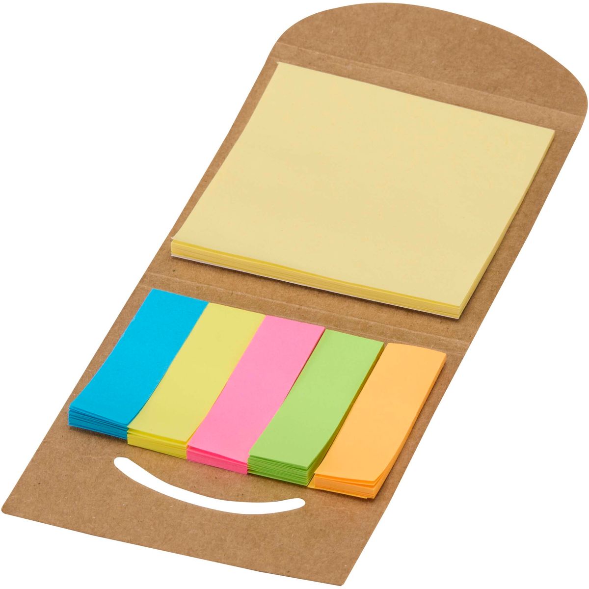 Boekjes met 125 kleine en 25 grote sticky notes, 8,5 x 8,5 cm