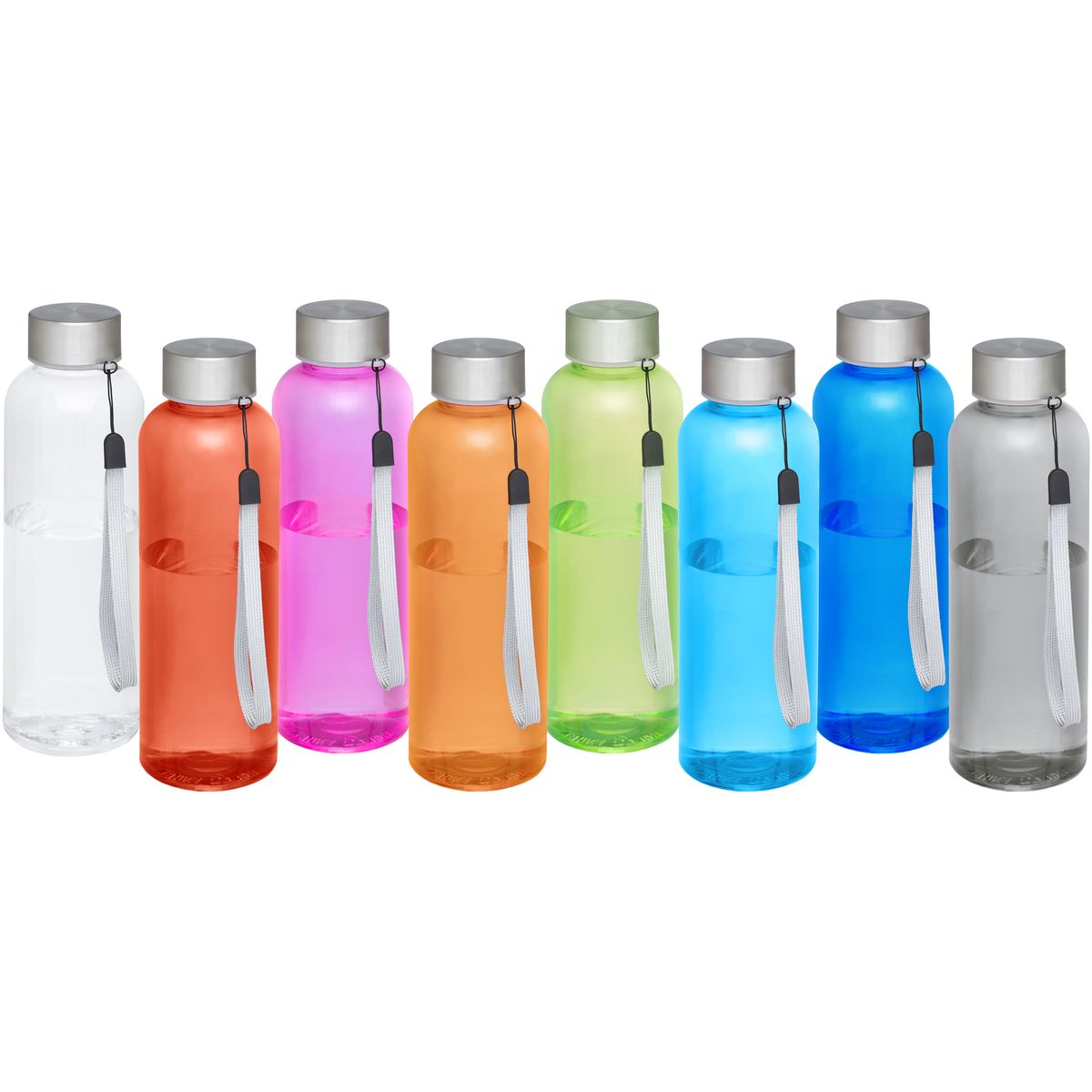 Breukvaste kunststof drinkflessen 500 ml met draagriem