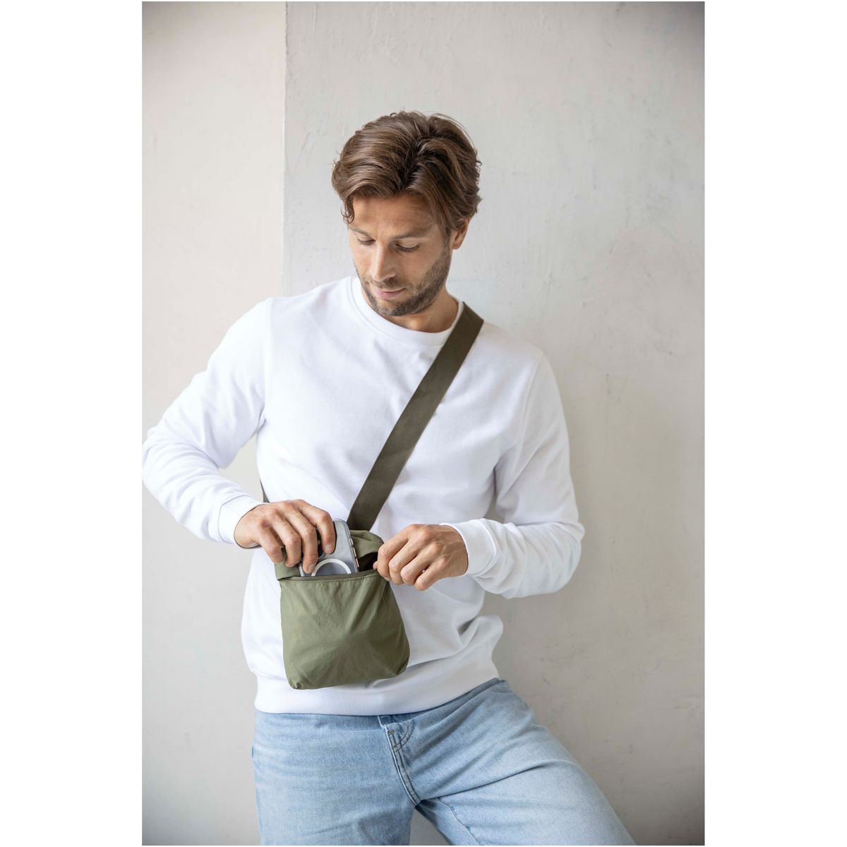 Crossbodytassen van gerecycled nylon