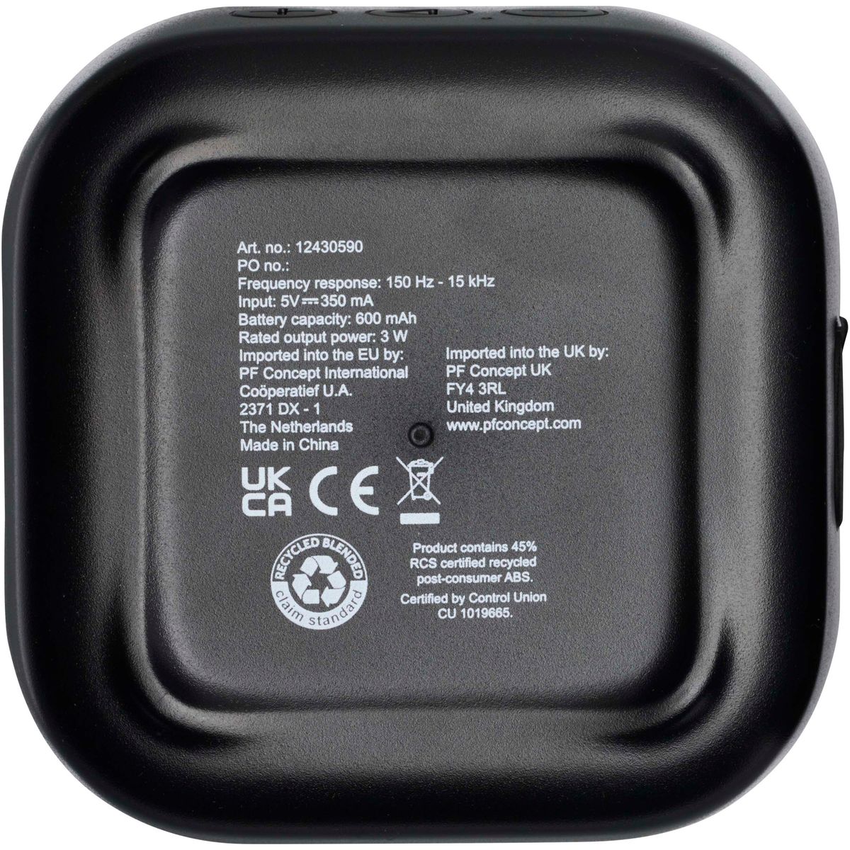 Draadloze minispeakers 3 W van gerecycled kunststof