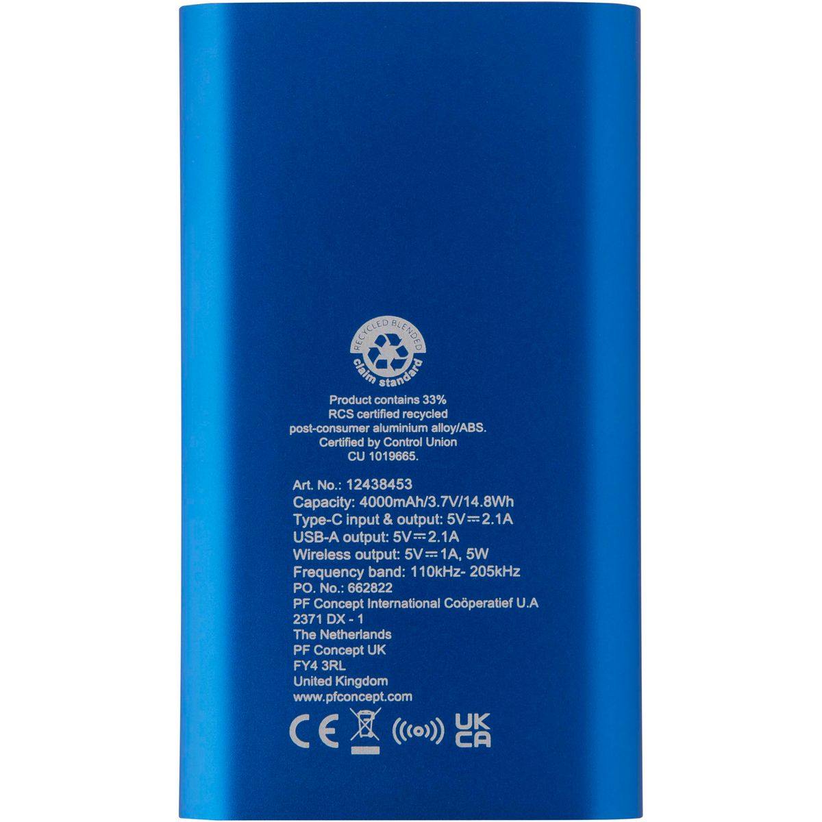 Draadloze powerbanks 4000 mAh