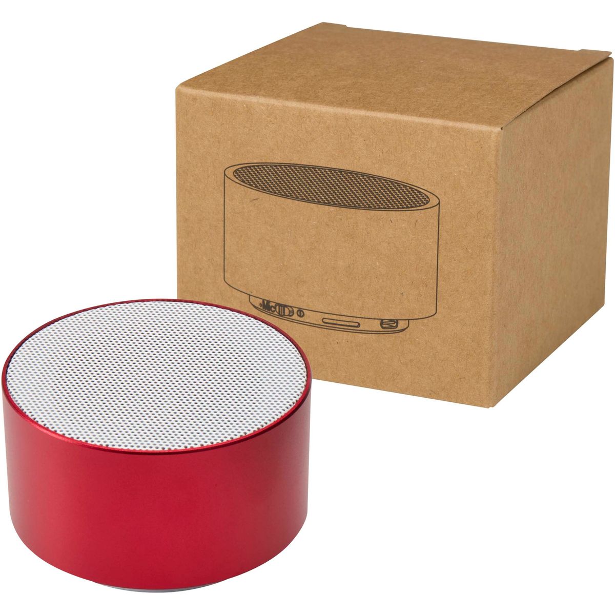 Draadloze speakers 3 W van gerecycled aluminium
