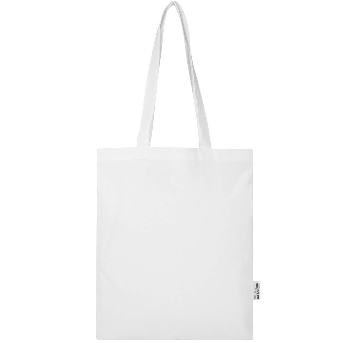 Draagtassen van gerecycled katoen en polyester, 180 g/m², 7 liter