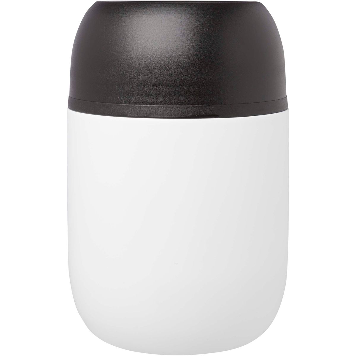 Dubbelwandige lunchpotten 480 ml met lepel, van gerecycled RVS