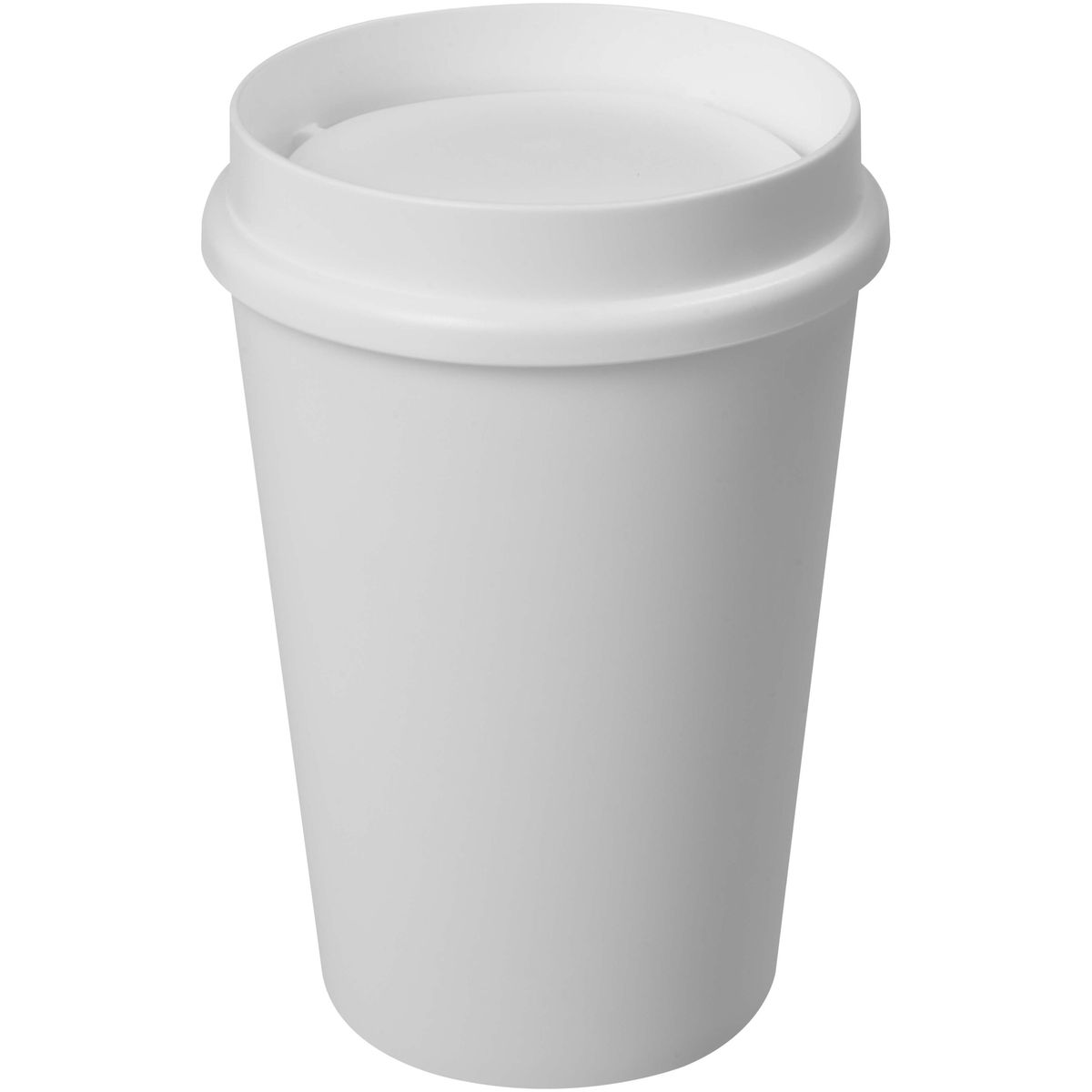 Enkelwandige koffiebekers to go 300 ml met 360°-deksel