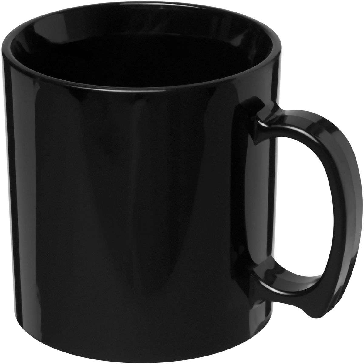 Enkelwandige kunststof mokken 300 ml, 8,5 cm hoog