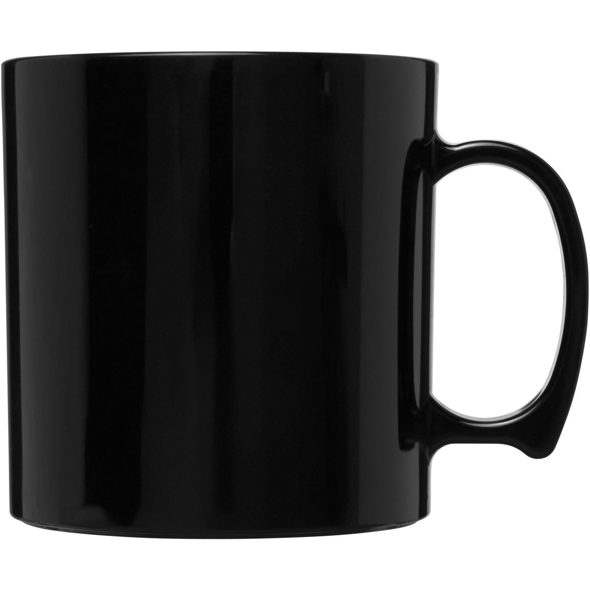 Enkelwandige kunststof mokken 300 ml, 8,5 cm hoog