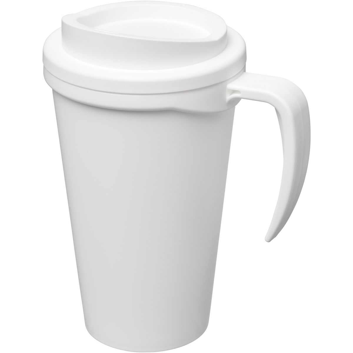 Geïsoleerde kunststof mokken 350 ml met draaideksel