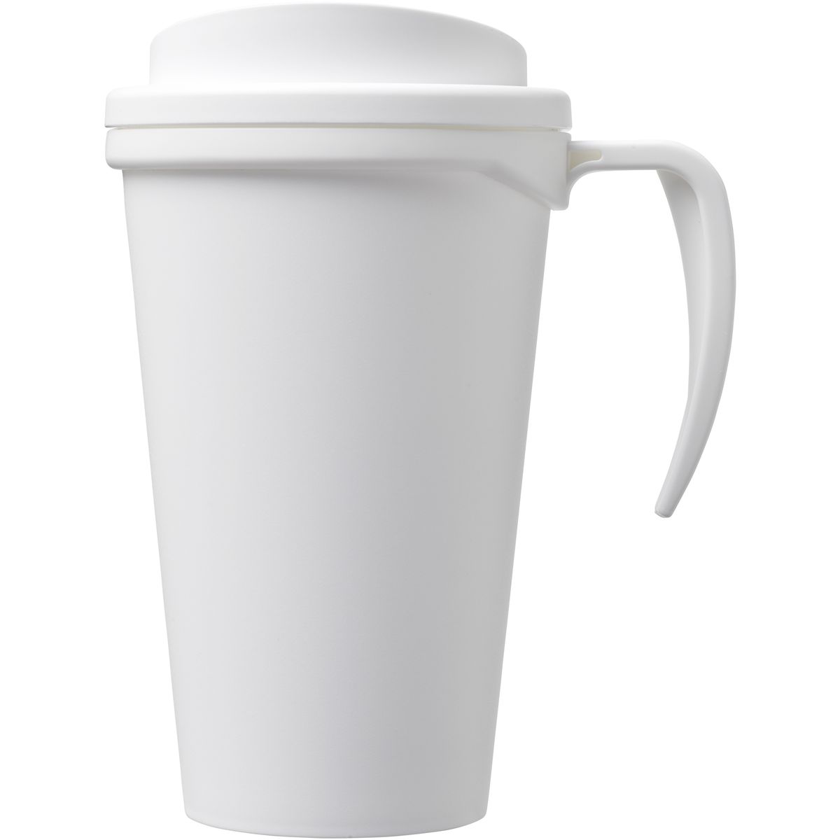 Geïsoleerde kunststof mokken 350 ml met draaideksel