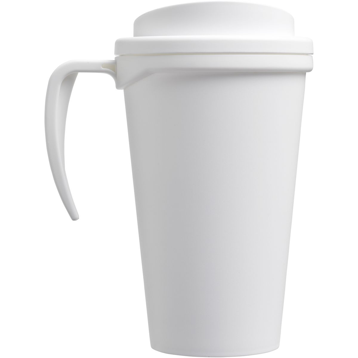 Geïsoleerde kunststof mokken 350 ml met draaideksel