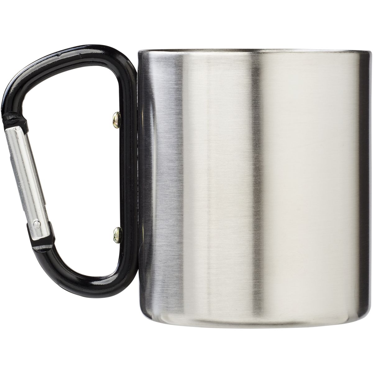 Geïsoleerde RVS-mokken 200 ml met karabijnhaak