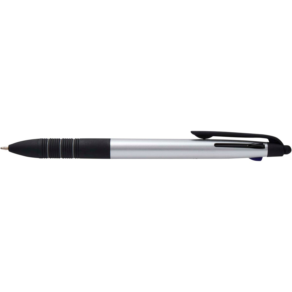 Gerecyclede 3-in-1-balpennen met stylus, zwarte, blauwe en rode inkt