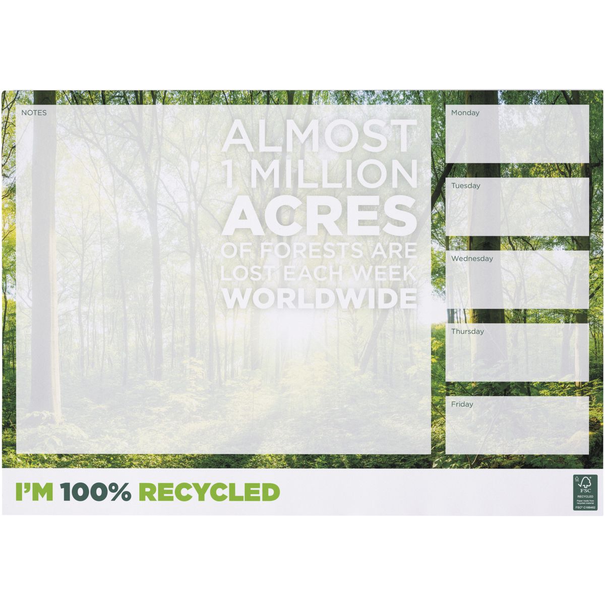 Gerecyclede A3-kladblokken, 80 g/m²