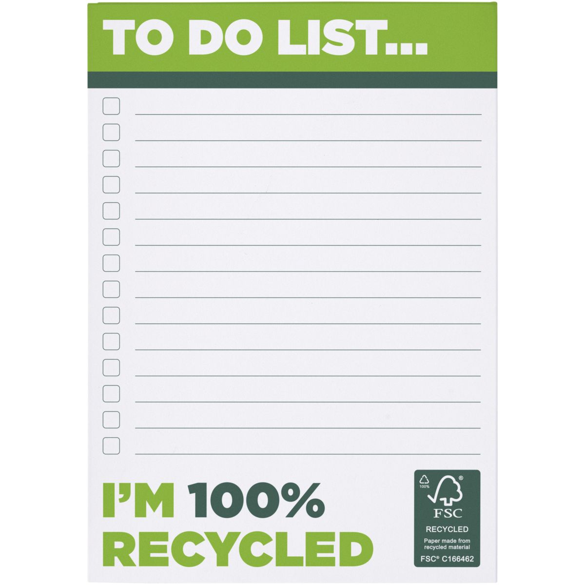 Gerecyclede A6-kladblokken, 80 g/m²