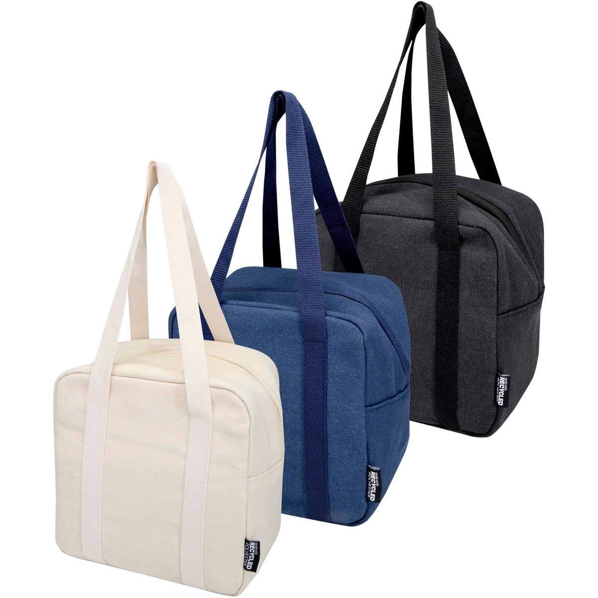 Gerecyclede canvas lunchkoeltassen 5 liter