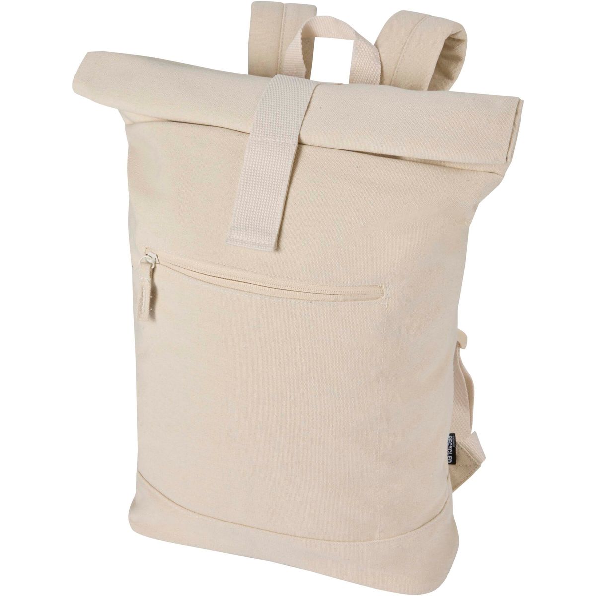 Gerecyclede canvas rolltoprugzakken 14 inch, 16 liter