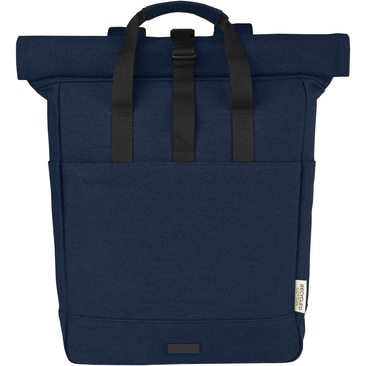 Gerecyclede canvas rolltoprugzakken 15 inch, 15 liter