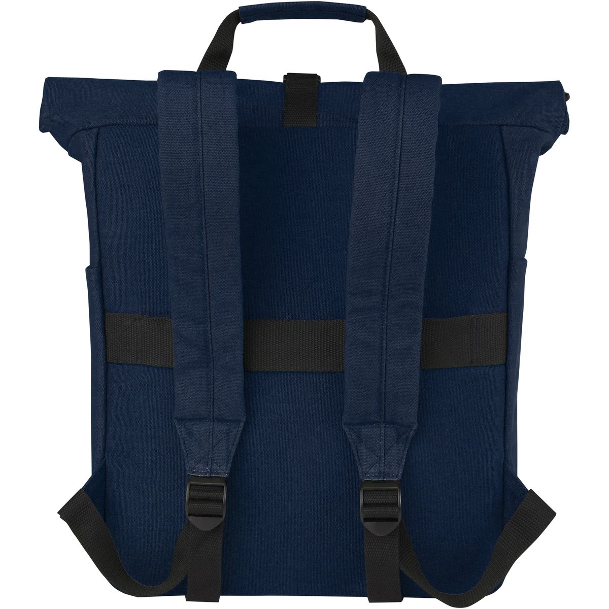 Gerecyclede canvas rolltoprugzakken 15 inch, 15 liter
