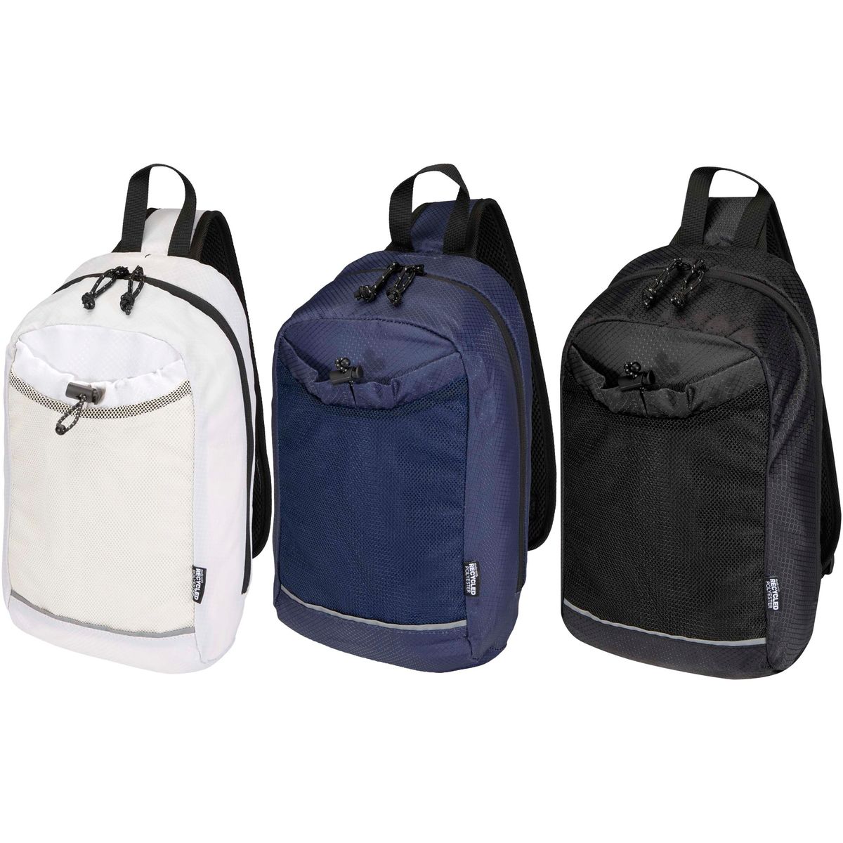 Gerecyclede crossbodytassen met flesvak, 6 liter