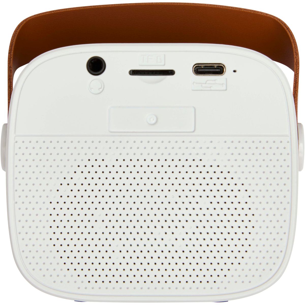 Gerecyclede draadloze speakers 3 W met kunstleren band