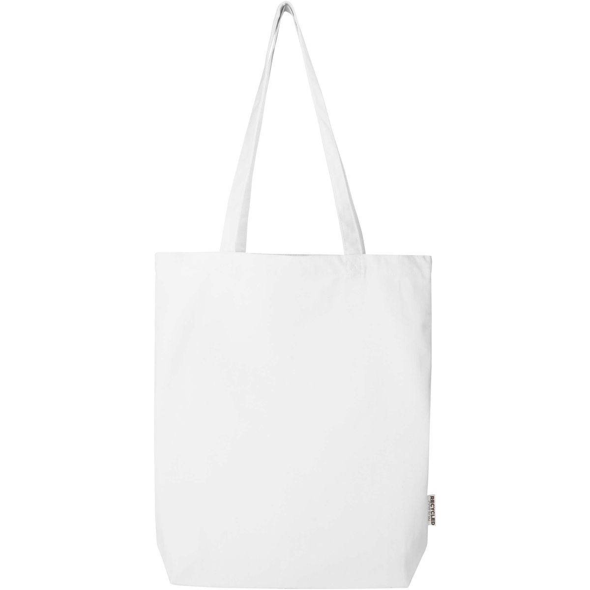 Gerecyclede katoenen draagtassen met brede bodem, 270 g/m², 10 liter