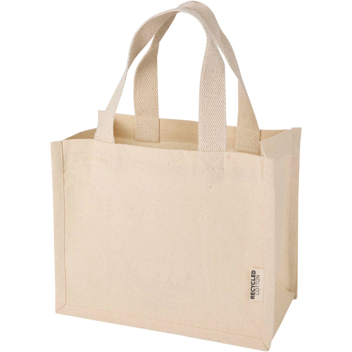 Gerecyclede katoenen minidraagtassen 220 g/m², 9 liter