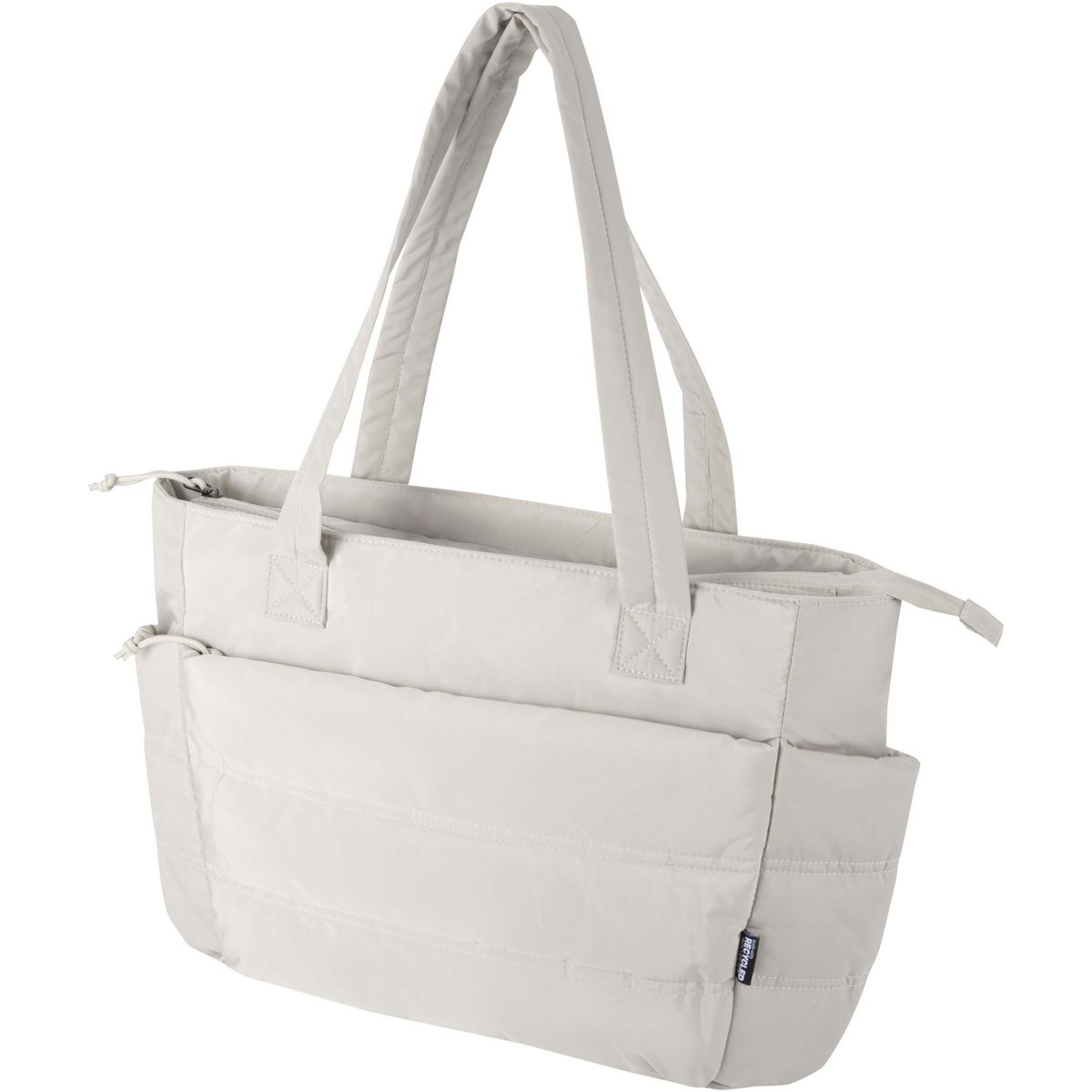 Gerecyclede laptopdraagtassen in pufferstijl, 15,6 inch, 18 liter