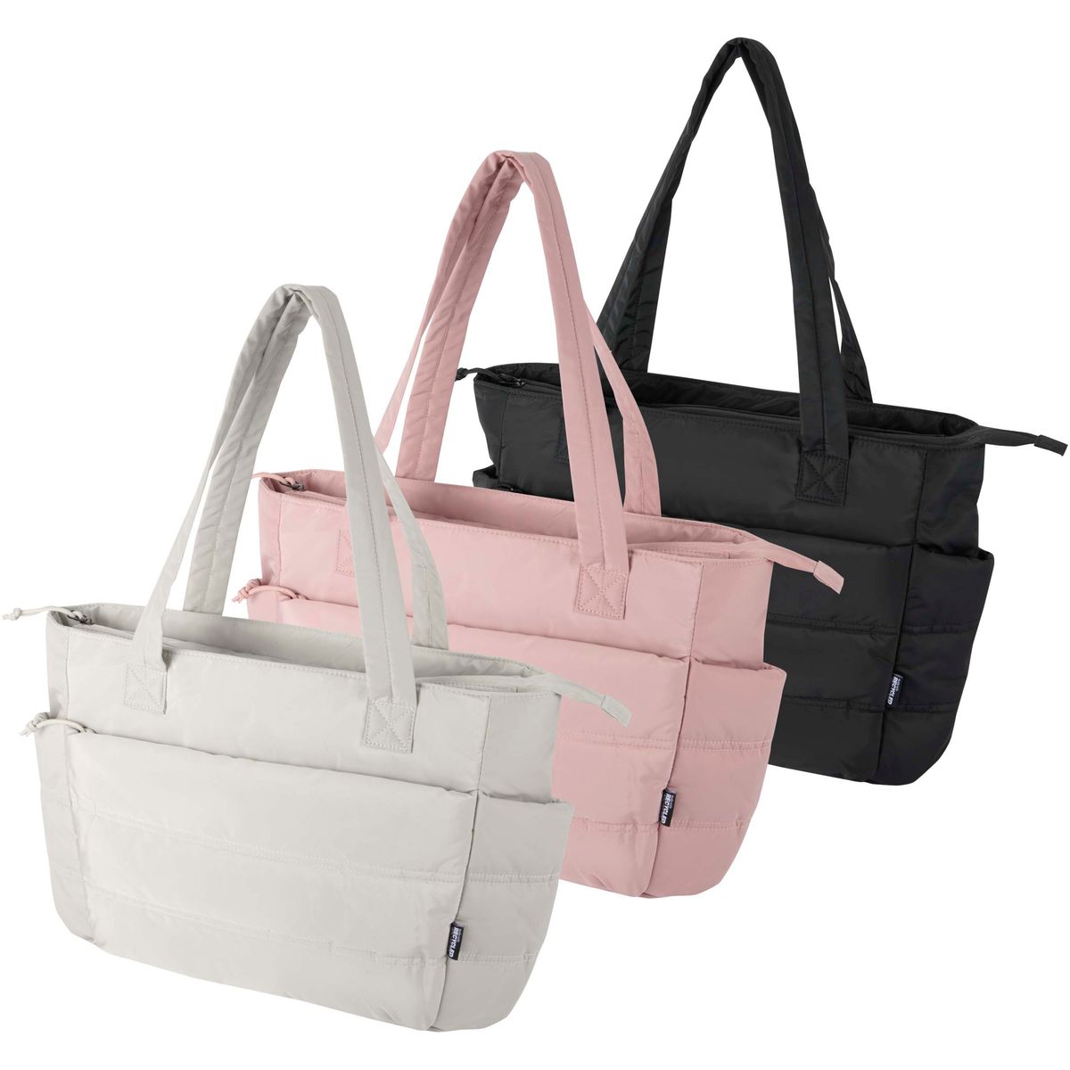 Gerecyclede laptopdraagtassen in pufferstijl, 15,6 inch, 18 liter
