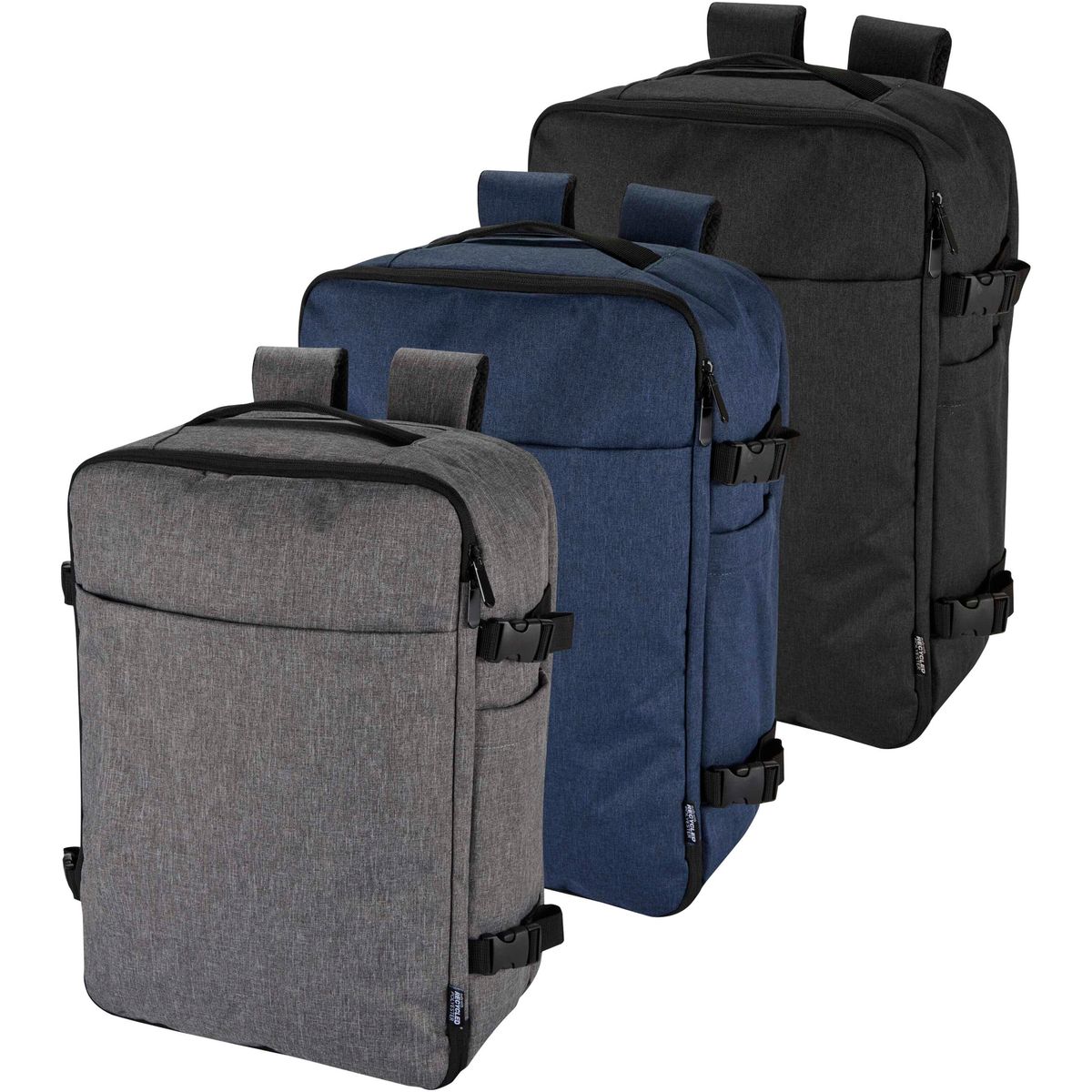 Gerecyclede laptoprugzakken 17 inch, 25 liter