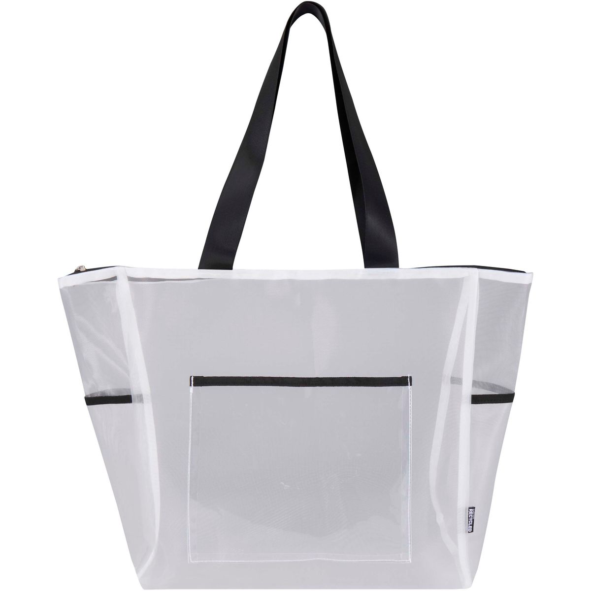 Gerecyclede mesh draagtassen met rits, 23 liter