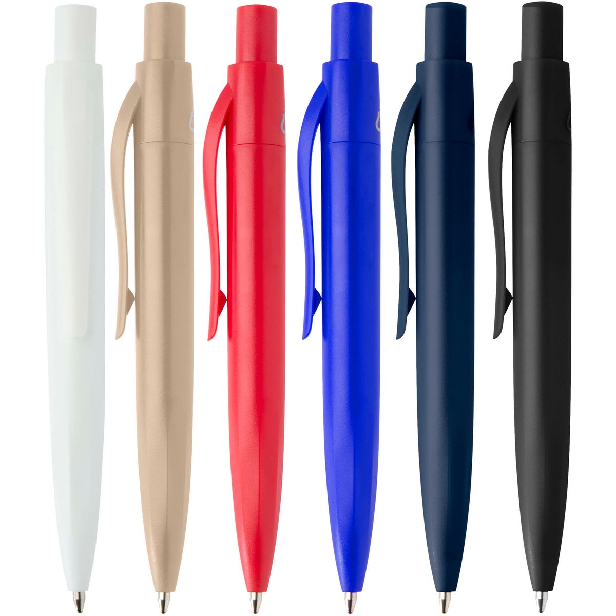 Gerecyclede minibalpennen 10,5 cm, blauwe inkt