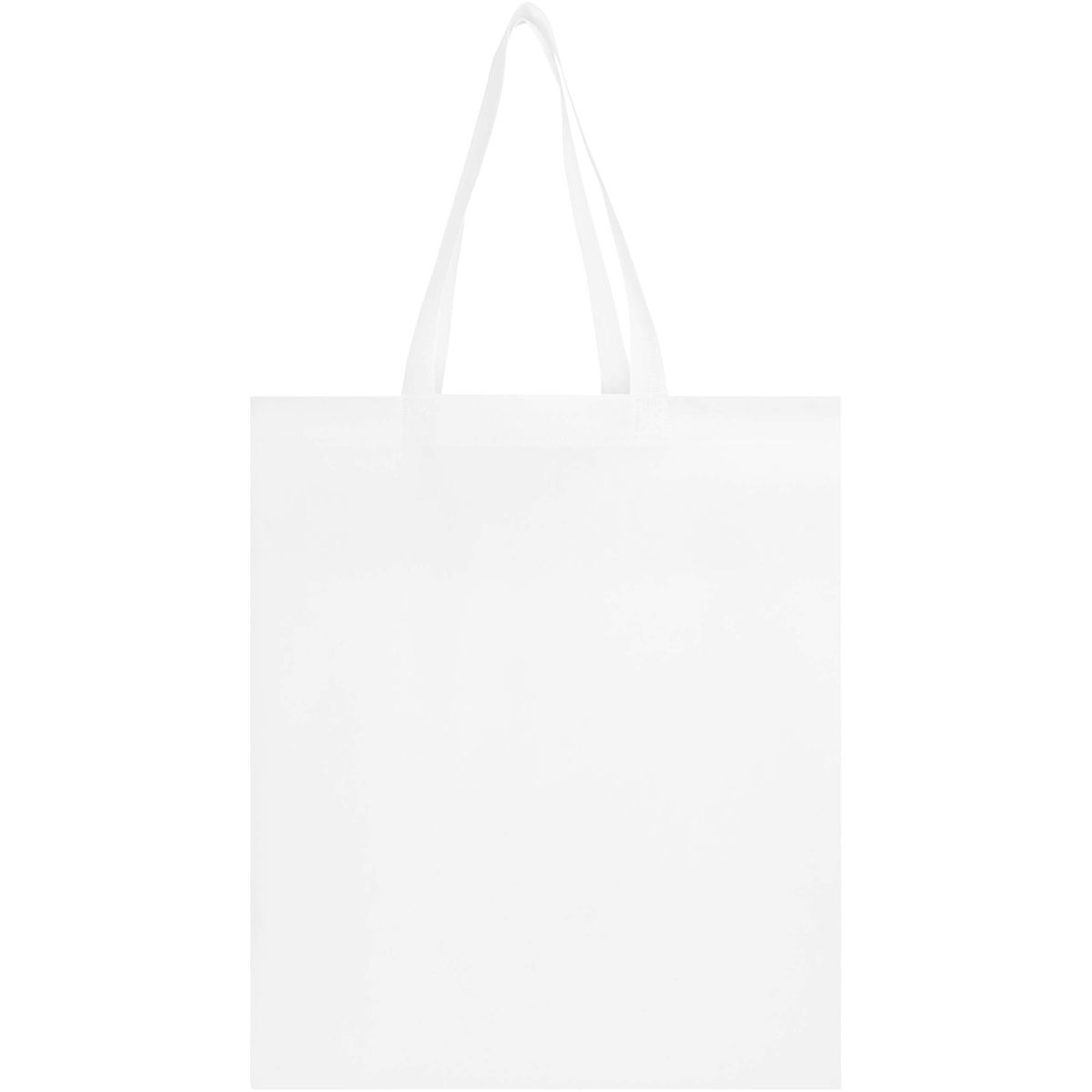 Gerecyclede non-woven draagtassen met zijvouw, 12 liter