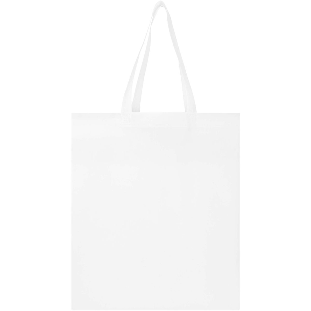 Gerecyclede non-woven draagtassen met zijvouw, 12 liter
