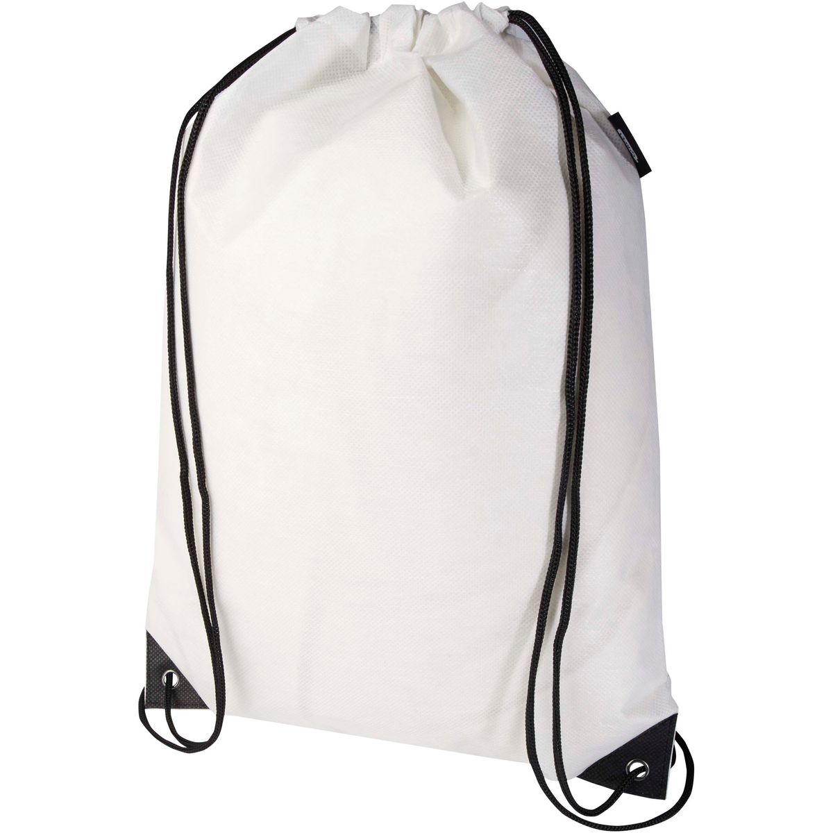 Gerecyclede non-woven tassen met trekkoord, 5 liter