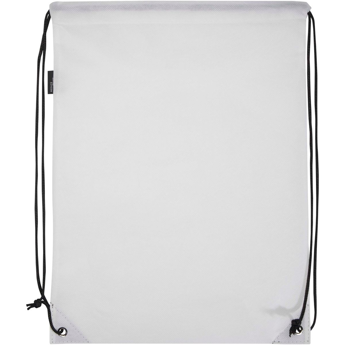Gerecyclede non-woven tassen met trekkoord, 5 liter