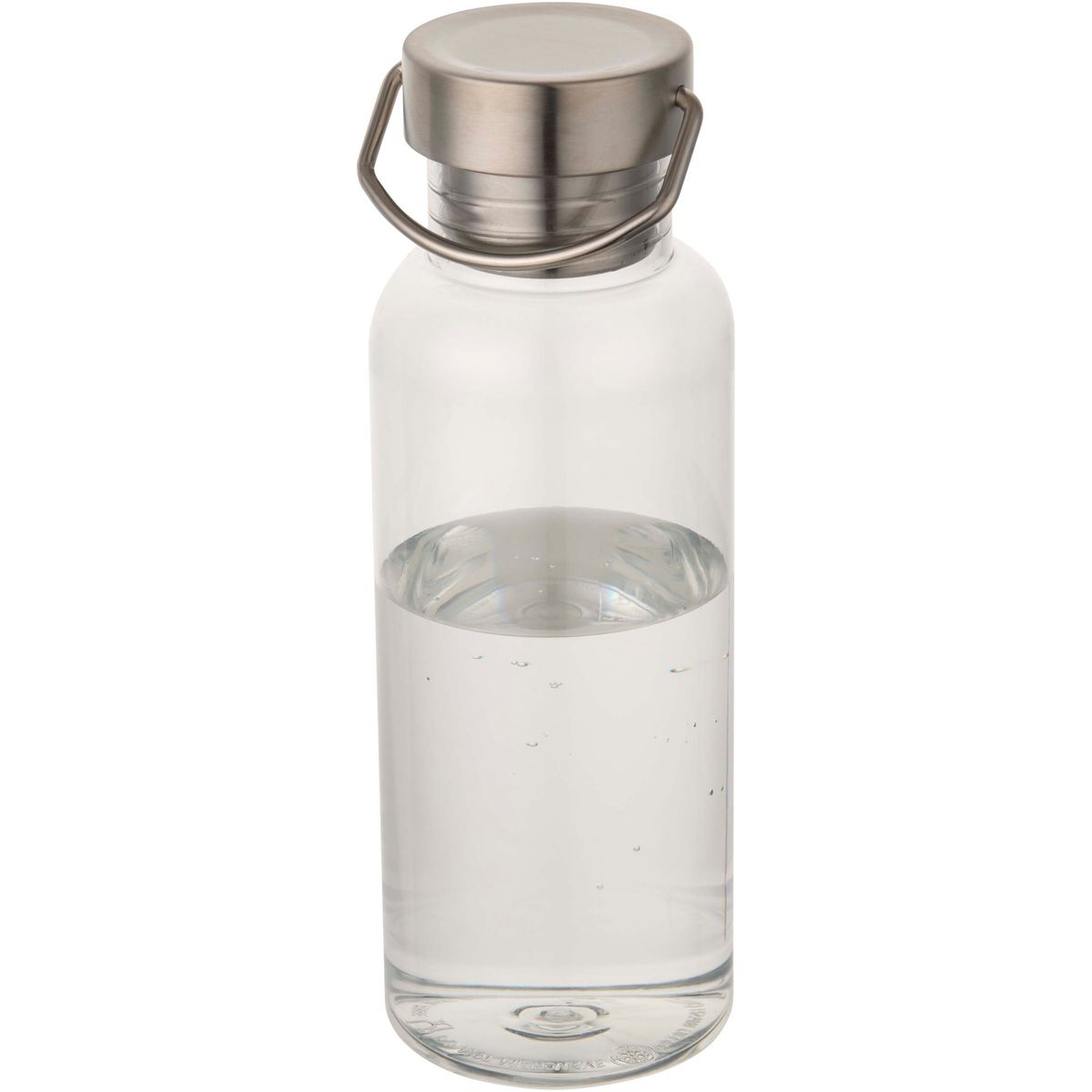 Gerecyclede PET-waterflessen 600 ml met RVS-schroefdop