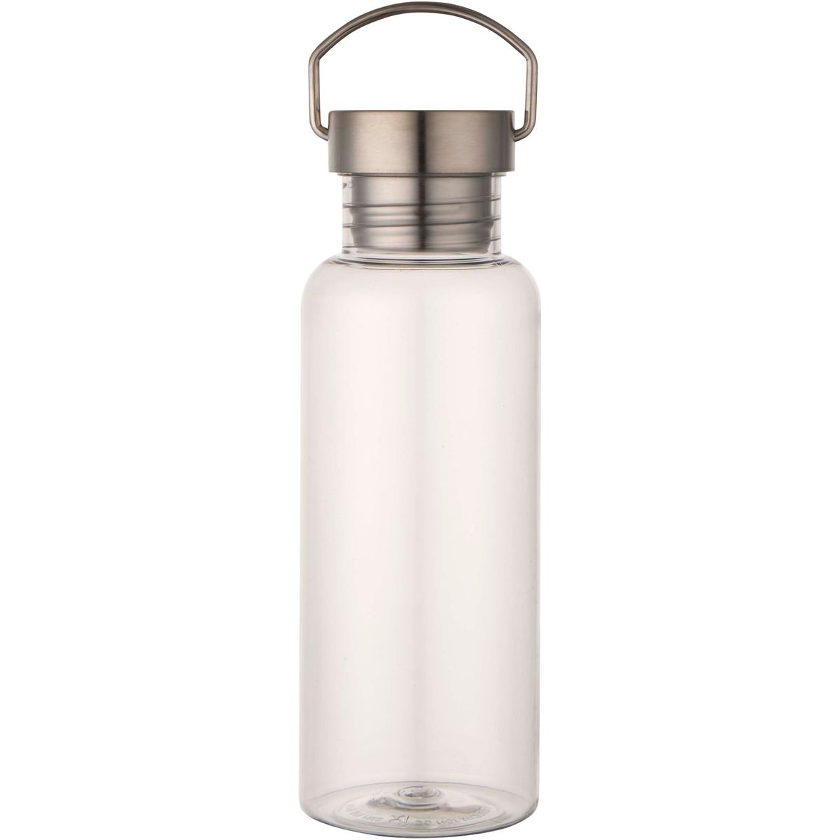 Gerecyclede PET-waterflessen 600 ml met RVS-schroefdop