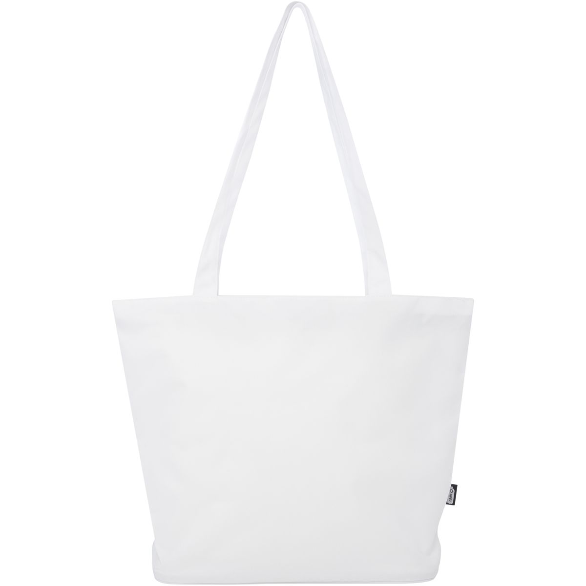 Gerecyclede polyester draagtassen met rits, 20 liter