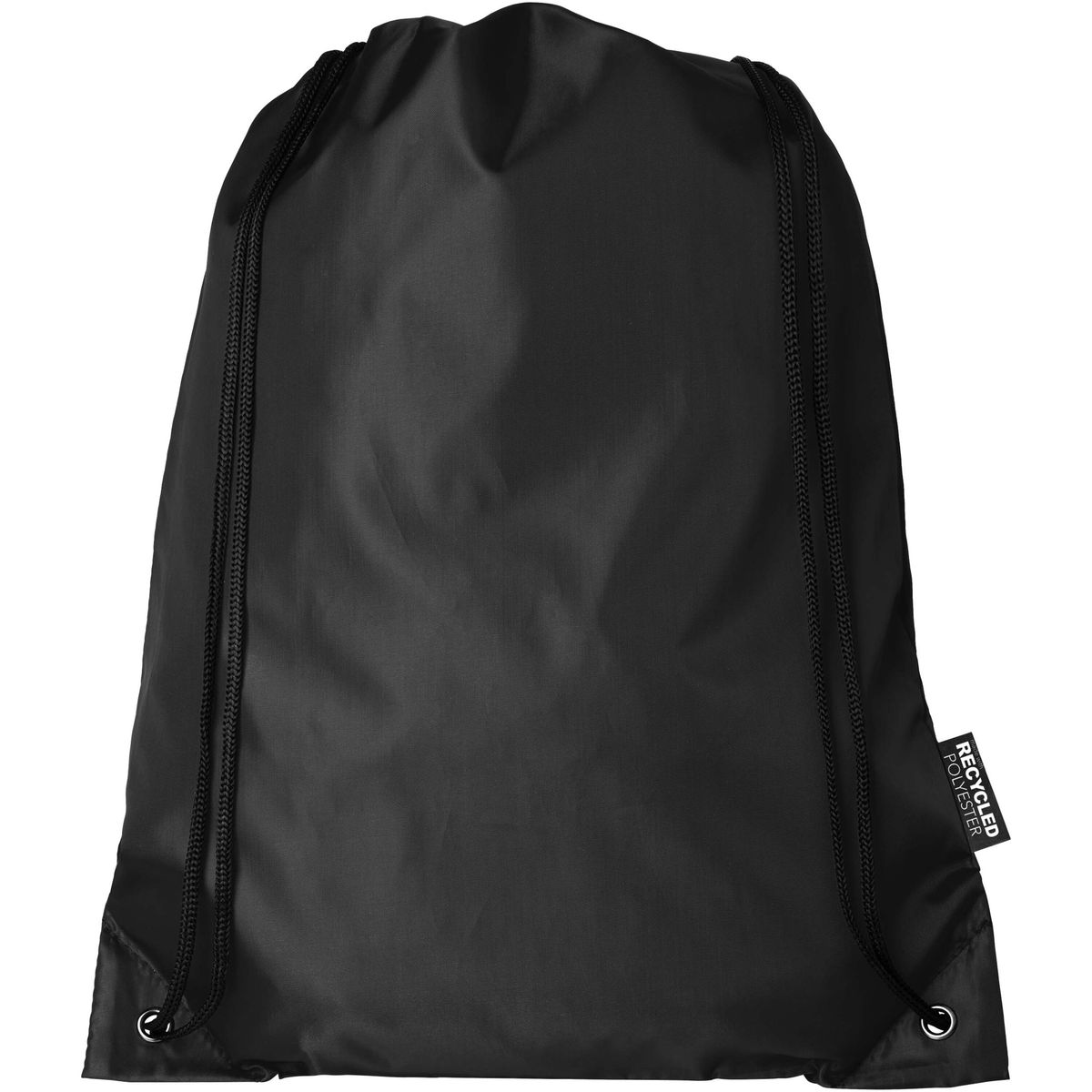 Gerecyclede polyester rugzakken met trekkoord, 5 liter