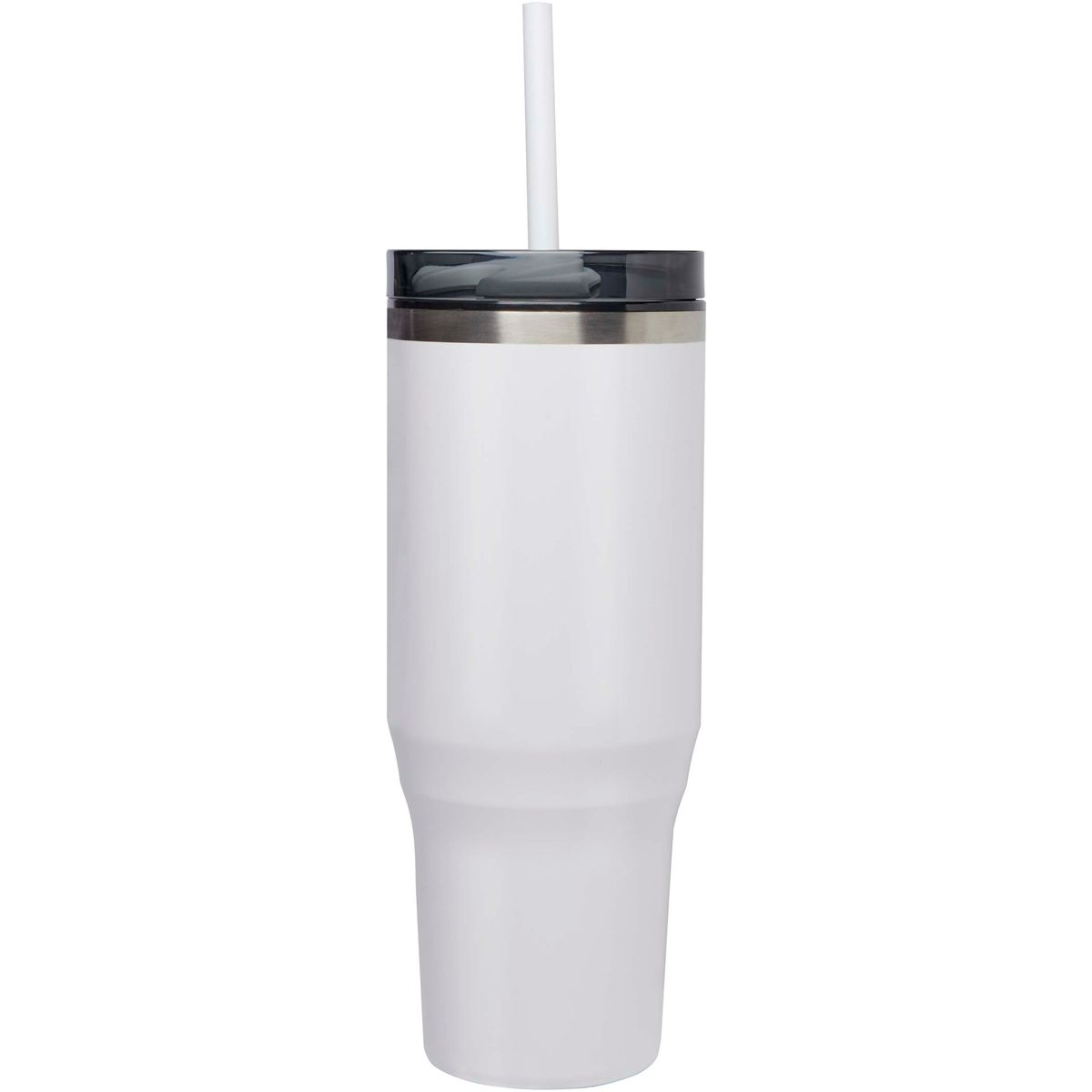 Gerecyclede RVS-thermosbekers 1200 ml met rietje