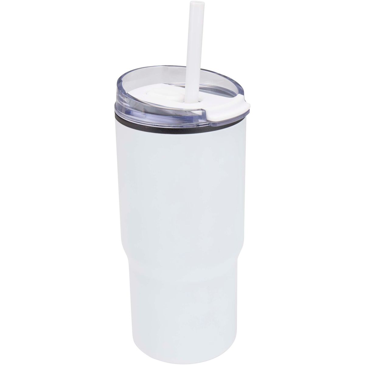 Gerecyclede RVS-thermosbekers 540 ml met rietje