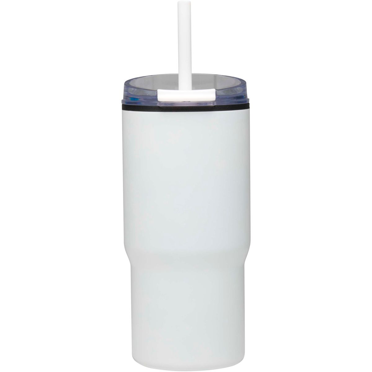 Gerecyclede RVS-thermosbekers 540 ml met rietje