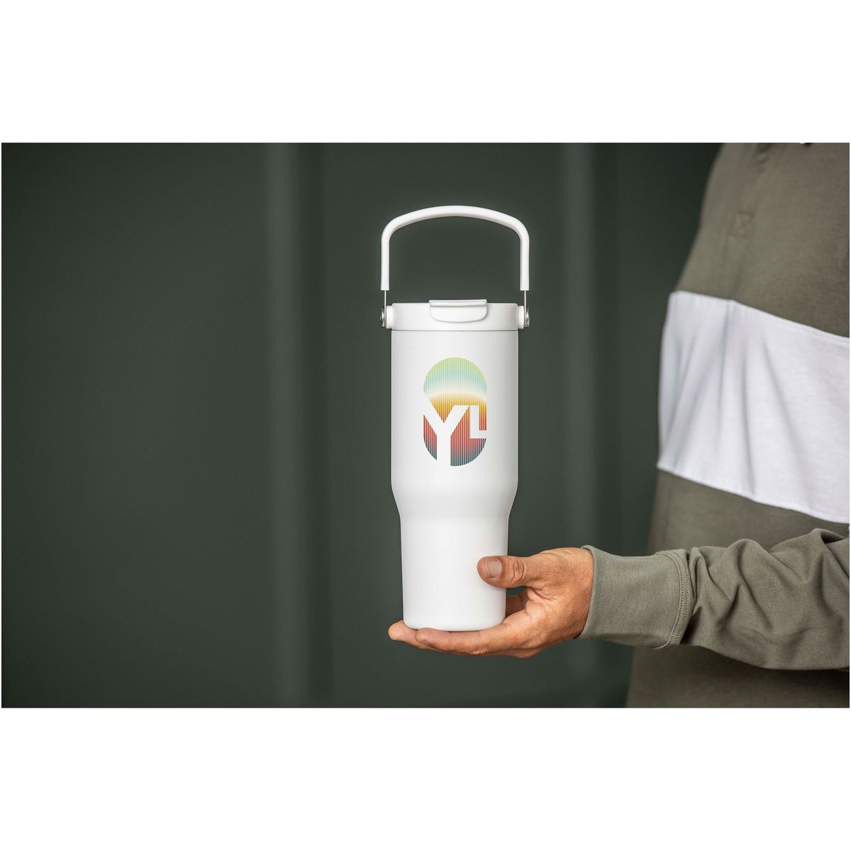 Gerecyclede RVS-thermosbekers 900 ml met koper-vacuümisolatie