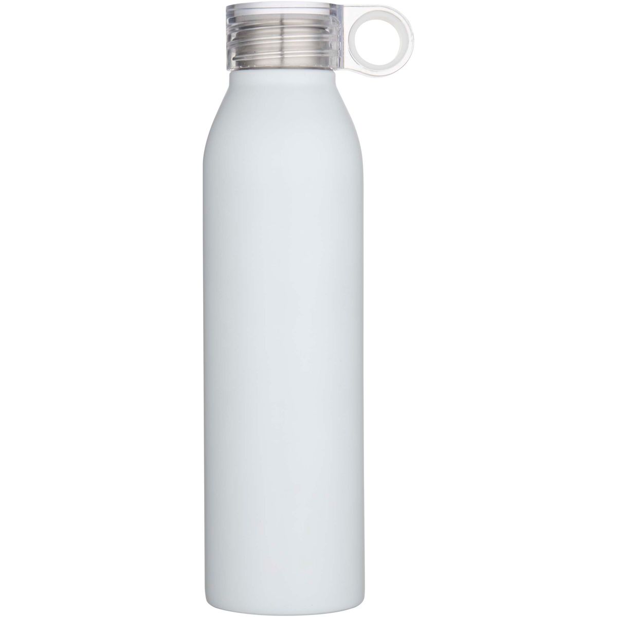 Gerecyclede RVS-waterflessen 650 ml met transparante schroefdop
