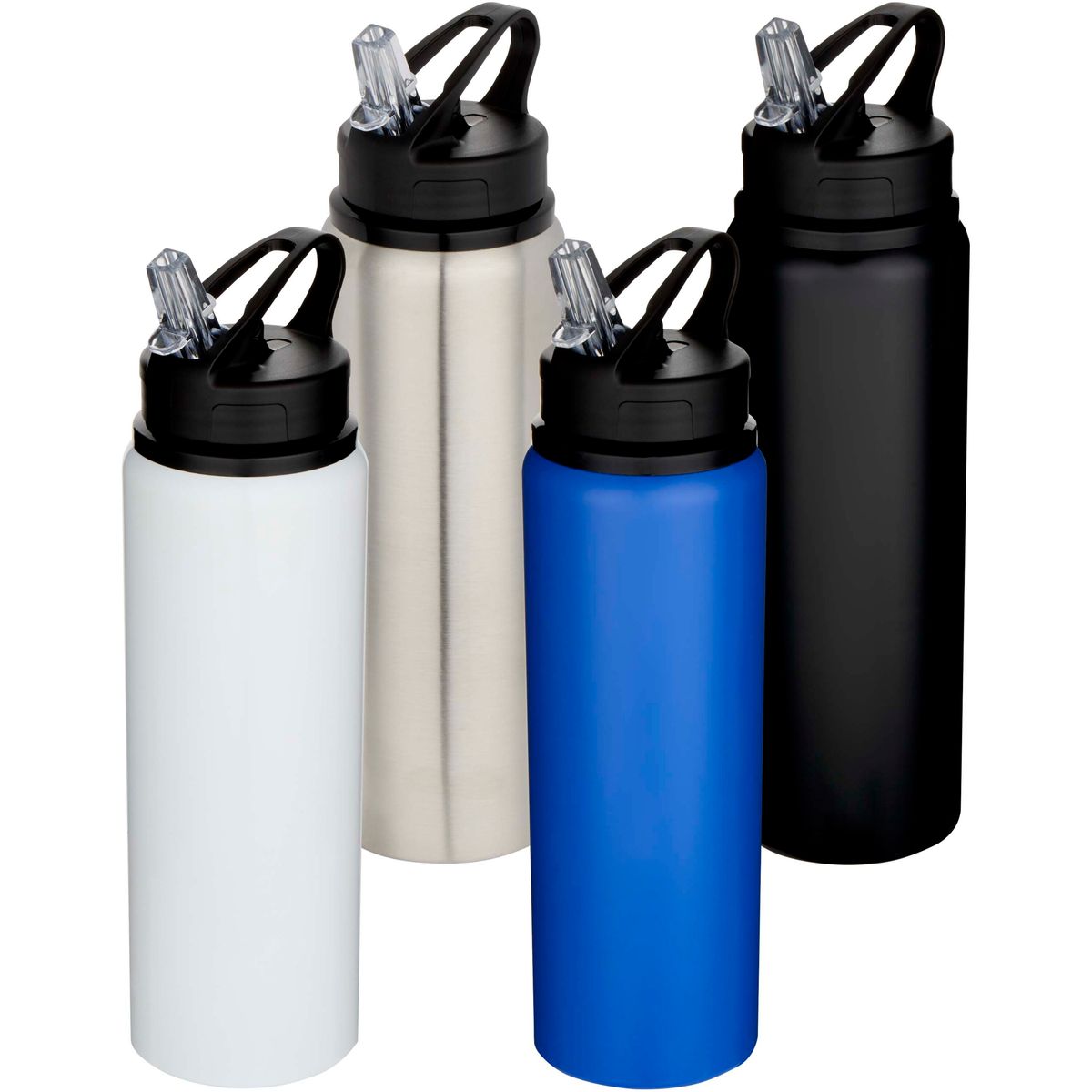 Gerecyclede RVS-waterflessen 800 ml met opklapbare drinktuit