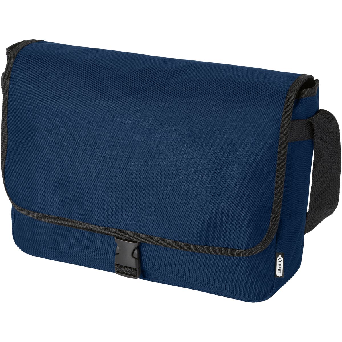 Gerecyclede schoudertassen met klep, 6 liter